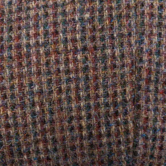 Vintage 70s M Cropped Tweed Blazer Jacket Brown - Picture 11 of 12